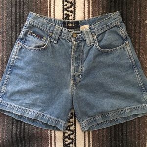 vintage l.e.i. high waisted denim shorts